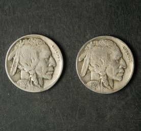1927-P,D Buffalo Nickels