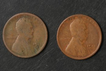 1913-P,D Lincoln Wheat Cents