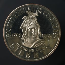 1989-S Commemorative Half - Clad