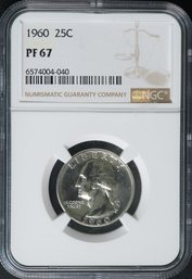 1960-P Washington Quarter Proof - PF67