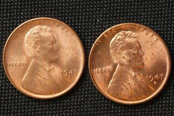 1947-D,S Lincoln Wheat Cents