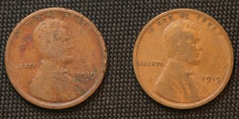 1919-P,S Lincoln Wheat Cents