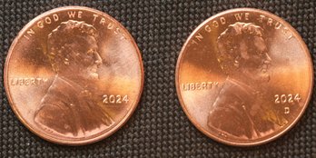 2024-P,D Lincoln Memorial Cents