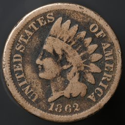 1862 Indian Head Cent