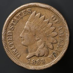 1863 Indian Head Cent