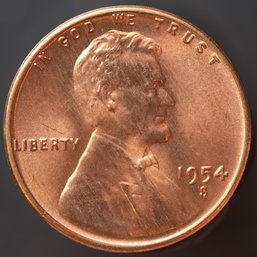 1954-S Lincoln Wheat Cent