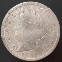 1907 Liberty V Nickel