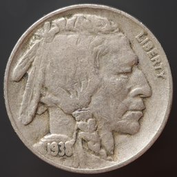 1938-D Buffalo Nickel
