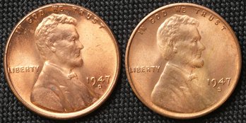 1947-D,S Lincoln Wheat Cents