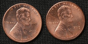 2015-P,D Lincoln Memorial Cents
