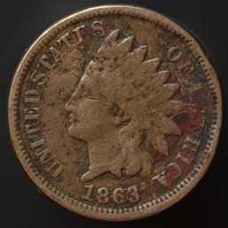 1863 Indian Head Cent