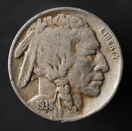 1938-D Buffalo Nickel