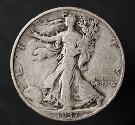 1937-P Walking Liberty Half Dollar