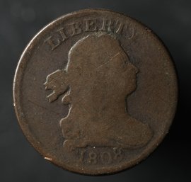 1808 Draped Bust Half Cent