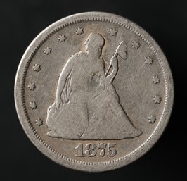 1875-S Twenty Cent Piece