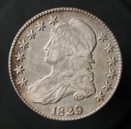 1829 Capped Bust Half Dollar