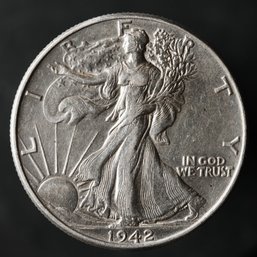 1942-P Walking Liberty Half Dollar