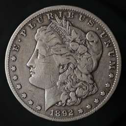 1892-CC Morgan Dollar