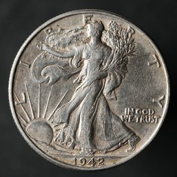 1942-P Walking Liberty Half Dollar