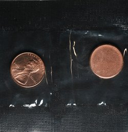 1994-P Lincoln Cent Blank Planchet Set