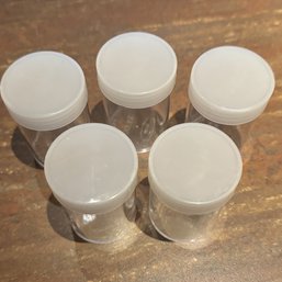(5) Large Dollar Coin Tubes