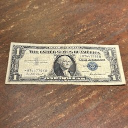 1957-B  $1 Silver Certificate  - Star Note