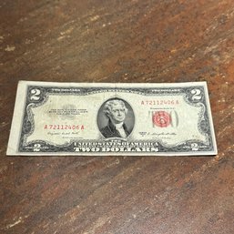 1953-B Red Seal $2 Note