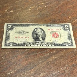 1953-B Red Seal $2 Note