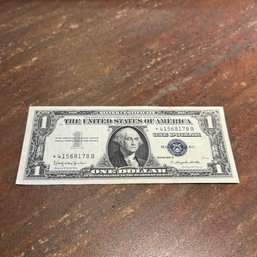 1957-B $1 Silver Certificate - Star Note