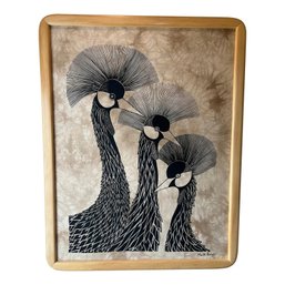 Heidi Lange Batik Cranes