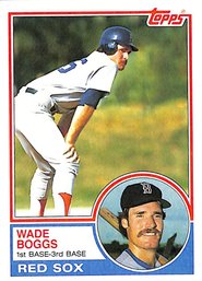 1983 Topps Wade Boggs RC #498