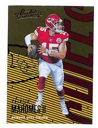 2018 Panini Absolute Patrick Mahomes 2nd Year #49
