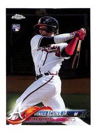 2018 Topps Chrome Ronald Acuna RC #193