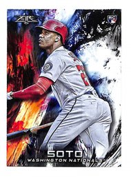 2018 Topps Fire Juan Soto RC #181