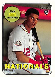 2018 Topps Heritage Juan Soto RC #502