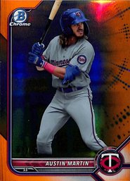 2022 Bowman Chrome Austin Martin Orange #/25