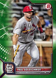 2022 Bowman Green Paul Goldschmidt #/99