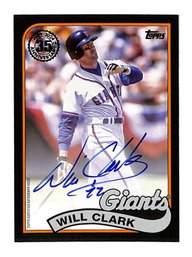 2024 Topps Will Clark Auto #/199