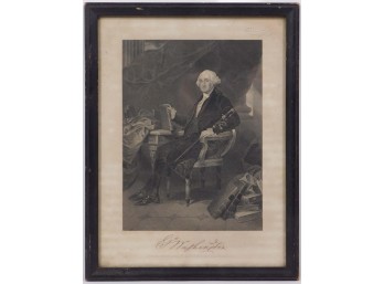 Alonzo Chappel:  Portrait Of Washington