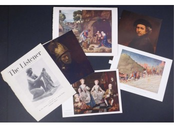 Classical And Medieval Fine Art Offset Lithographs.