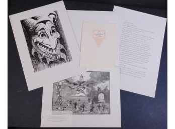 Howard Besnia: Several Lithographs And Wood Engravings