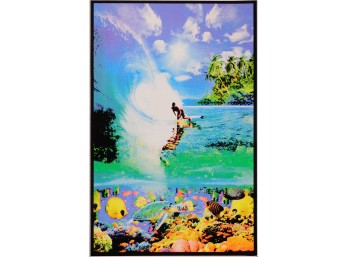 Surf Reef Blacklight Poster