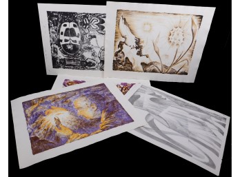 Howard Besnia: Several Lithographs And Wood Engraving Prints