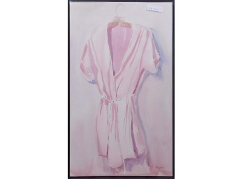 Angelina Wood: Pink Bath Robe