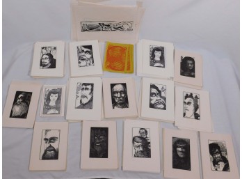 Howard Besnia: Several Wood Engraving Prints