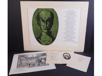 Howard Besnia: Several Lithographs And Wood Engravings