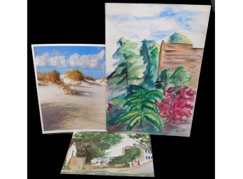 Three Costal Scenes