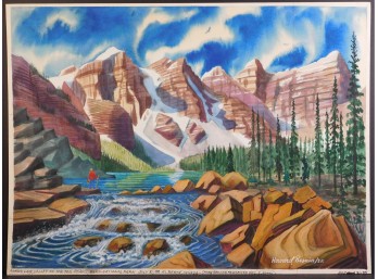 Howard Besnia: Moraine Lake Valley Of The Ten Peaks