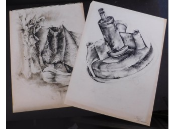 Susan Gallagher: Two Charcoal Studies