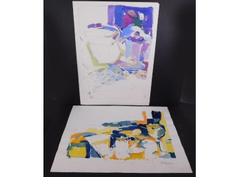 Susan Gallagher: Two Abstract Still Lifes